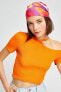 Kadın Turuncu T-Shirt 2SAL10798IK