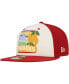 ფოტო #1 პროდუქტის Men's White/Red Inland Empire 66ers Theme Night Redlands Pickers 59FIFTY Fitted Hat