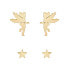 A decent set of Tinker Bell S600148YL-B.CS gold-plated earrings
