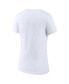 ფოტო #4 პროდუქტის Women's White Denver Nuggets 2023 Western Conference Champions Locker Room Plus Size V-Neck T-shirt