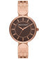 Фото #1 товара Women's Quartz Three Hand Rose Gold-Tone Stainless Steel Watch 38mm