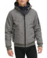 Фото #4 товара Men's Hoodie Bomber Combo Jacket