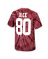 Men's Jerry Rice Scarlet San Francisco 49Ers Tie-Dye Super Bowl Xxiii Retired Player Name and Number T-shirt