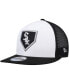 ფოტო #1 პროდუქტის Men's White, Black Chicago White Sox 2022 Clubhouse Trucker 9Fifty Snapback Hat