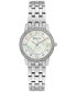 Women's Crystals Stainless Steel Bracelet Watch 27mm Box Set