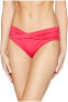 Фото #1 товара Tommy Bahama Womens 173035 High-Waist Twist Front Bikini Bottoms Cerise Size XS