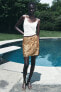 Zw collection sequinned mini skirt