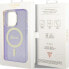 Guess Etui Guess GUHMP14LHCMCGU Apple iPhone 14 Pro purpurowy/purple hardcase Glitter Gold MagSafe