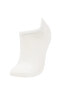Kadın 5'li Pamuklu Sneaker Çorap B8451axns