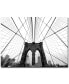 Фото #1 товара Nina Papiorek 'NYC Brooklyn Bridge' 35" x 47" Canvas Wall Art