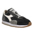 Diadora Equip H Dirty Stone Wash Evo Lace Up Mens Black, Grey Sneakers Casual S