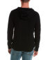 Фото #2 товара Karl Lagerfeld Rib Knit Silk-Blend Sweater Hoodie Men's