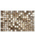 Фото #3 товара 'Textured 1' Metallic Handed Painted Rugged Wooden Blocks Wall Sculpture - 48" x 30"