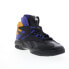 Reebok Shaq Attaq Mens Black Synthetic Lace Up Athletic Basketball Shoes