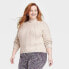 Women's Plus Size Mock Turtleneck Pullover Sweater - Knox Rose