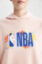 Фото #5 товара Свитшот толстовка женская defacto Fit Nba Wordmark Oversize