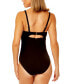 Women's V-Neck Underwire One-Piece Swimsuit