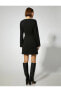 Фото #35 товара Kemerli Mini Elbise Taş Detaylı