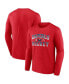 Фото #4 товара Men's Red Washington Capitals Skate Or Die Long Sleeve T-shirt