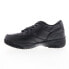 Skidbuster Slip Resistant Womens Black Wide Athletic Work Shoes
