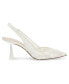 Фото #2 товара Women's Nikki Embroidered Slingback Evening Pumps