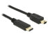 Delock 2m - USB2.0-C/USB2.0 Mini-B - 2 m - Mini-USB B - USB C - USB 2.0 - Male/Male - Black