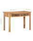 Фото #2 товара Desk 43.3"x19.7"x29.5" Solid Reclaimed Wood
