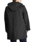 ფოტო #6 პროდუქტის Womens Plus Size Hooded A-Line Raincoat, Created for Macys