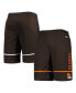 Фото #2 товара Men's Brown Cleveland Browns Combine Authentic Rusher Training Shorts
