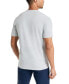 Men's 4-Way Stretch Heathered Stand-Collar Piqué Henley