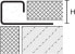 10x Square Profile Stainless Steel Tile Profile Tile Rails V2A L250 cm 12 mm Brushed