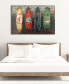 Фото #5 товара 'Surfboards' Metallic Handed Painted Rugged Wooden Blocks Wall Sculpture - 32" x 48"