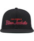 Фото #4 товара Mitchell Ness Men's Black Columbus Blue Jackets Core Team Script 2.0 Snapback Hat