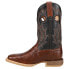 Фото #3 товара Durango Rebel Pro Oiled Saddle Ostrich Square Toe Cowboy Mens Brown Dress Boots