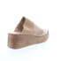 Фото #16 товара Miz Mooz Gianna P65003 Womens Brown Leather Slip On Wedges Sandals Shoes