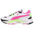 Фото #5 товара Puma Orkid Neon Lace Up Womens Pink, White Sneakers Casual Shoes 38540001