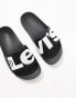 Фото #3 товара Levi's Slider with large logo in black