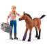 SCHLEICH Farm World 42486 Vet Visiting Mare And Foal