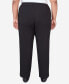 Plus Size Opposites Attract Ribbed Black Pant