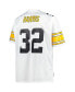 Фото #2 товара Men's Franco Harris White Pittsburgh Steelers Big and Tall 1976 Retired Player Replica Jersey