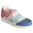 Фото #2 товара Sperry Moc Sider Novelty Tie Die Slip On Womens Blue Flats Casual STS87053