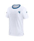 Фото #3 товара Men's White Indianapolis Colts Indiana Nights Alternate Coach Performance T-shirt