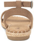 Фото #3 товара Women's Peggyy Ankle-Strap Espadrille Flat Sandals, Created for Macy's