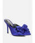 Фото #1 товара ELISDA Womens Embellished Bow High Heel Mules