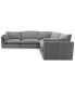 Фото #6 товара Marsten 126" 5-Pc. Fabric Sectional, Created for Macy's