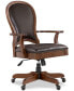 Фото #4 товара Clinton Hill Cherry Home Office, 3-Pc. Set (Writing Desk, Lateral File Cabinet & Leather Desk Chair)