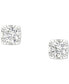 ფოტო #3 პროდუქტის Diamond Enhancer Stud Earrings (1/4 ct. t.w.) in 14k White Gold