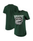 Фото #1 товара Women's Green Michigan State Spartans Wild Lips Core T-shirt