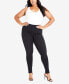 ფოტო #3 პროდუქტის Plus Size Hi Rise Jegging Tall Length Jeans