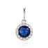 Фото #1 товара Luxury pendant with blue zircon AGH449